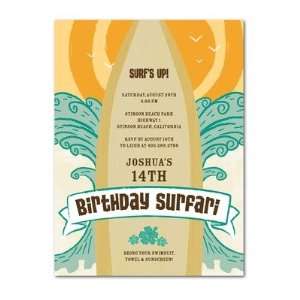   Party Invitations   Birthday Surfari By Shd2: Health & Personal Care