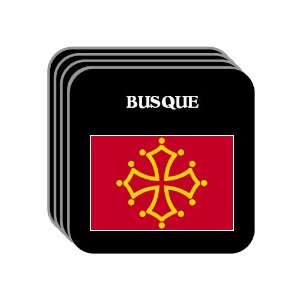  Midi Pyrenees   BUSQUE Set of 4 Mini Mousepad Coasters 