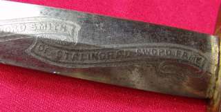 British WW2 Tom Beasley Stalingrad fame Fairbairn Sykes Commando Knife 