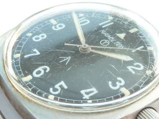 Rare Vintage Stainless Steel Hamilton British Military Watch  