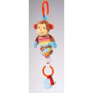  Paly Tivity Monkey Pulle Zip 10 by Douglas Cuddle Toys 