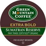 Green Mountain Extra Bold Sumatran Reserve K Cups Coffee 96 ct Fresh 
