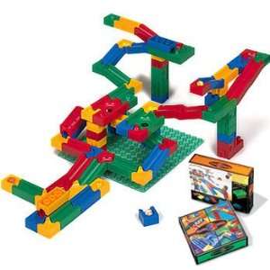  Block N Roll Marble Run   100 Piece Set Toys & Games