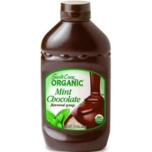 Santa Cruz Organic Mint Chocolate Syrup, 15.5 oz. Bottle:  