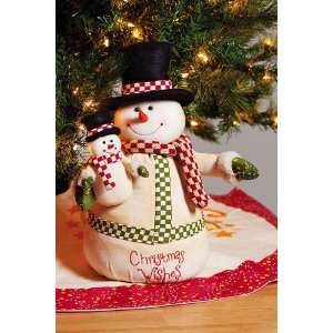  Snowman & Baby Soft Sculpt Décor: Home & Kitchen