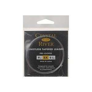  Crystal River Knotless Tapered Leader (5X 2LB/9 Feet 