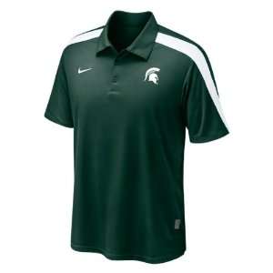  Nike Michigan State Spartans Coaches Hot Route Polo 