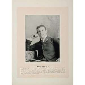   Actors Joseph Haworth Elvia Crox   Original Print