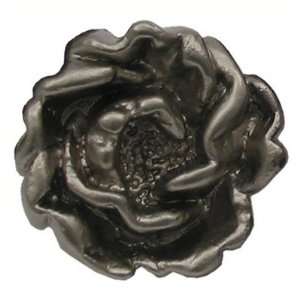  Cabinetry Hardware Solid Brass Rosette Shaped Knob Finish 