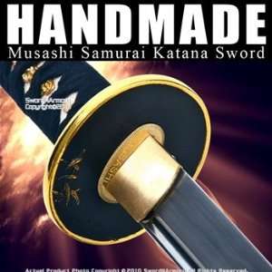  Handmade Musashi Samurai Sword Katana 1060 Carbon Steel 