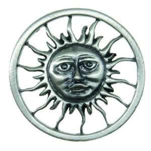 Sun Moon Pewter Napkin Ring, Set of 6:  Kitchen & Dining