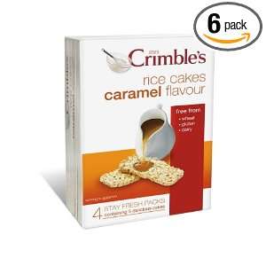 Mrs Crimbles Caramel Rice Cakes, 4.9 Ounce (Pack of 6):  