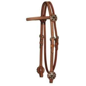  Circle Y Hearts And Spots Browband Headstall Reg Pet 