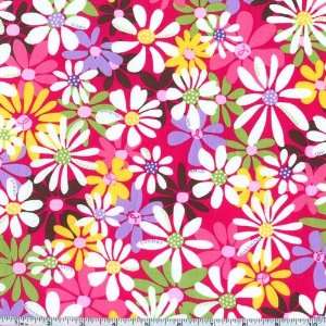  45 Wide Pink Ribbon Companions II Statement Daisies Rose 