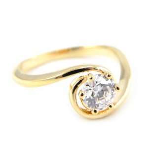  Ring plated gold Câlin.   Taille 59: Jewelry