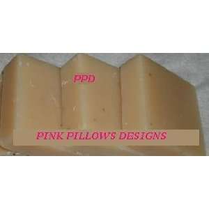 Homemade Pink Pillow Soaps Olive Oil Cold Process 3 Lavender Soap Bars 