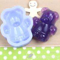 Wholesale 3D Silicone Soap Molds mould  Teddy bear(R)  