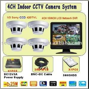  4ch indoor camera surveillance system: Camera & Photo