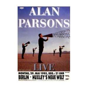  ALAN PARSONS Berlin 29th May 1995 Music Poster