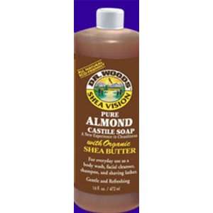  Almond Castile Soap w/Shea Butter 16 oz 16 Ounces: Beauty