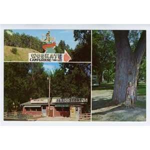  Woskate Nebraska Postcard Campground Miniature Golf and 