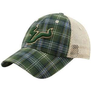  Top of the World South Florida Bulls Green Plaid Academic 