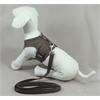 FREE SHIPPING Adjustable Canvas Jean Vest Dog Harness Mesh & Leash 