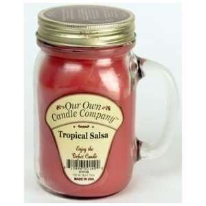    13 oz jar candle Tropical Salsa 100 hr burn time: Home & Kitchen