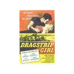 Dragstrip Girl Movie Poster, 11 x 17 (1957)