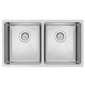 Water Creation SS U 3118A Stainless Steel Double Bowl Kitchen Sink