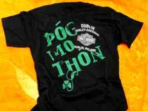 Dublin Harley Davidson Got Lucky/ Póg Mo Thón T shirt  