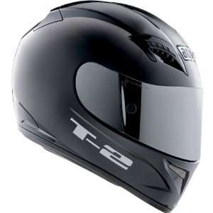  AGV Solid T 2 Street Bike Racing Motorcycle Helmet   Black 