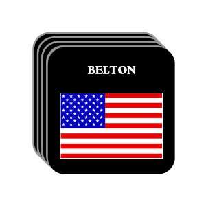  US Flag   Belton, Missouri (MO) Set of 4 Mini Mousepad 