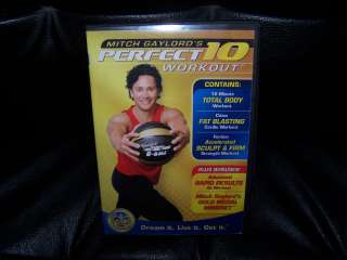 Mitch Gaylords Perfect 10 Workout 2 Disc set 4 workouts and Gold 