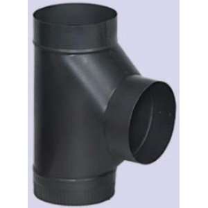  Chimney 73645 Stovepipe   24 Gauge Black Snaplock   6 Inch 