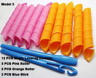   Leverag Circle Hair Styling Roller Curler 18PCS 10PCS 6PCS  4 styles