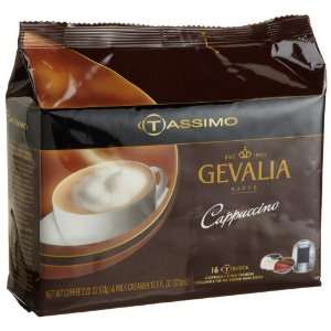 Gevalia Cappuccino (8 Servings), 16 Count T Discs for Tassimo 