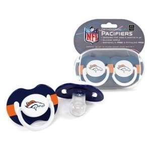  Denver Broncos Pacifiers   2 Pack, Catalog Category: NFL 
