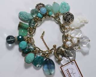 STEPHEN DWECK Turquoise Multi Charm Bracelet $1155  