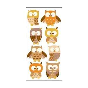   Dimensional Stickers 2.75X6.75 Sheet Owls PESL 235; 6 Items/Order
