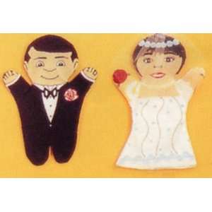  Dexter DEX 690   Bride And Groom Hand Puppet Toys & Games