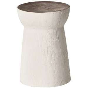   : Arteriors Home Lakehurst Gessoed Wood Accent Table: Home & Kitchen