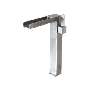  Cascada Waterfall Vessel Faucet   Brushed Nickel: Home 