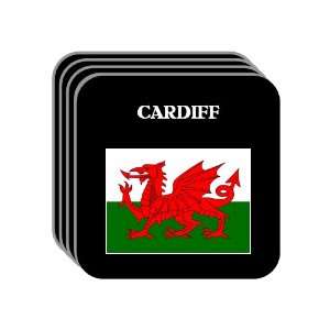 Wales   CARDIFF Set of 4 Mini Mousepad Coasters