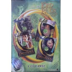   The Fellowship of the Rings   4 CD Cardz   Set One 
