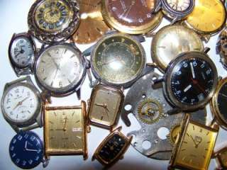 Crafters Lot Old STEAMPUNK Watches Parts Mickey Mouse Steam Punk 
