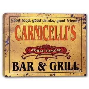  CARNICELLIS Family Name World Famous Bar & Grill 