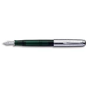  Pelikan Souveran 425 Green/Silver Fine Point Fountain Pen 