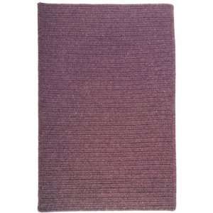   Braided Area Rug Carpet Solid Striped Orchid 6 Square