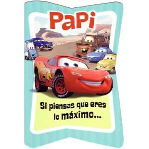  Fathers Day Card Disney Pixar Cars Spanish Papi piensas 